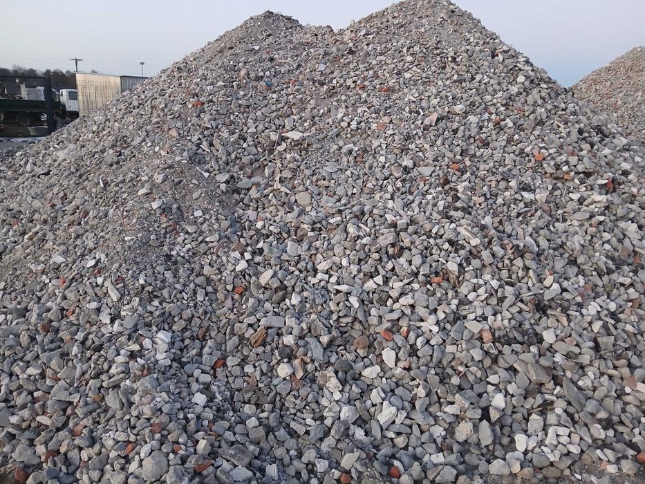 gruzobeton, kruszywo łamane recyklingowe