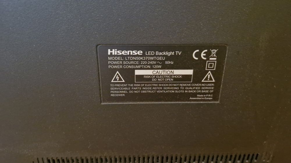Hisense LED LTDN50K370WTGEU 50"