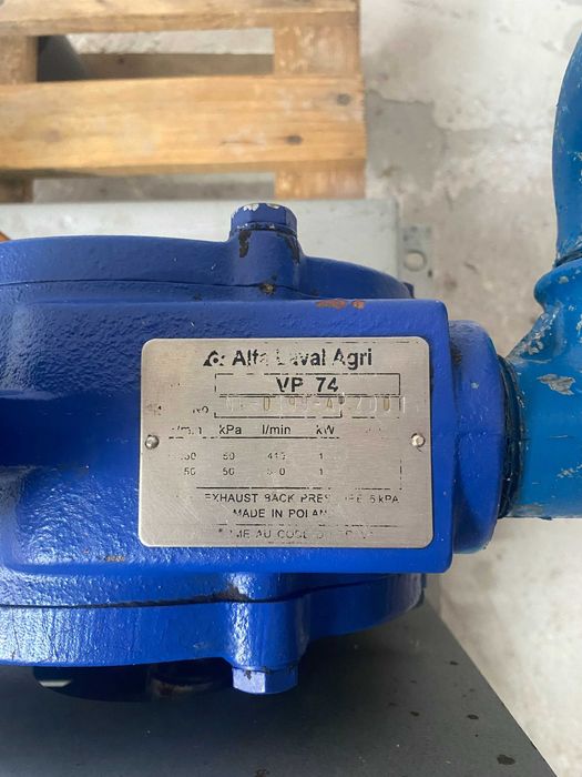 Pompa próżniowa dojarki de laval alfa laval VP 74