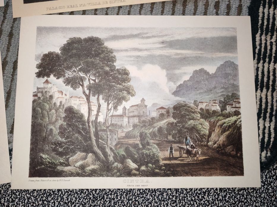 Gravuras antigas de Sintra – conjunto selecionado (vistas clássicas)