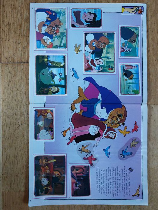 Caderneta de cromos "A Bela e o Monstro" - Completa