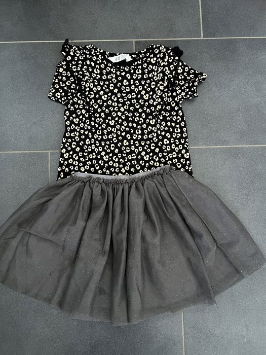 Нарядный костюм H&M 6-8 лет юбка пышная набор двойка на девочку
