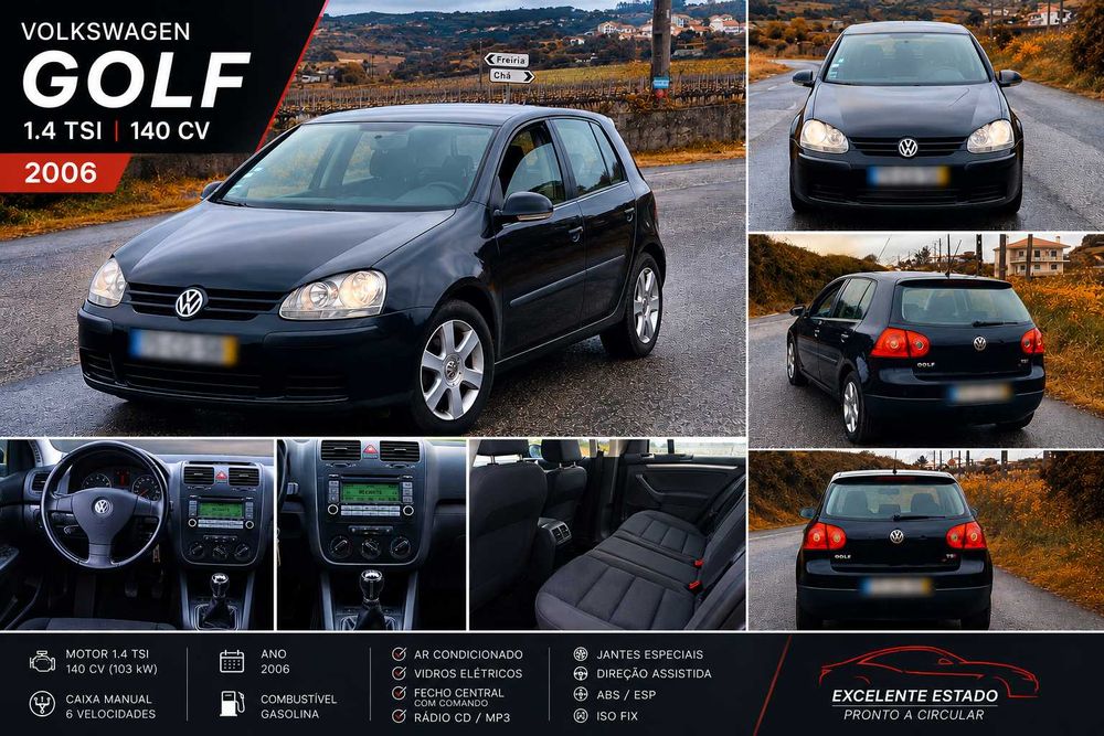 Volkswagen Golf 1.4 TSI - 140 cv -2006