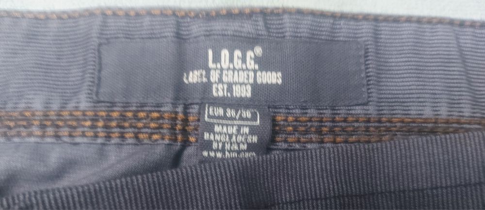 Klasyczne spodnie L.O.G.G. (H&M) r. XL