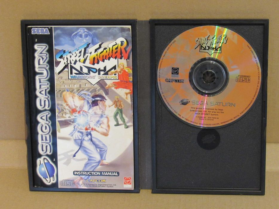 Jogo Sega Saturn Street Fighter Alpha Warriors' Dreams completo