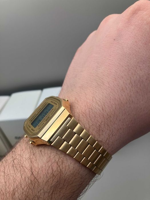 NOWY Casio Vintage A168WG | Złoty Klasyk | Unisex | Real Photo