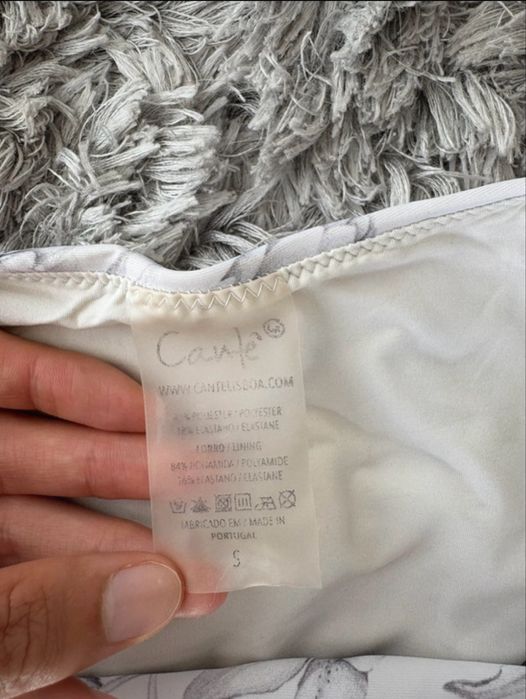 Biquini branco Cantê