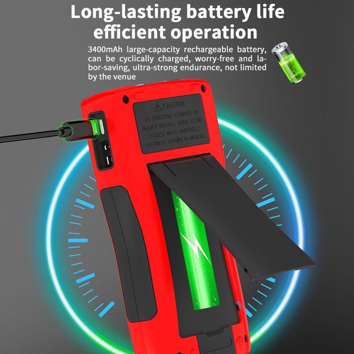 Multímetro e osciloscópio digital 3 em 1 ZOYI ZT-703S 50 MHz