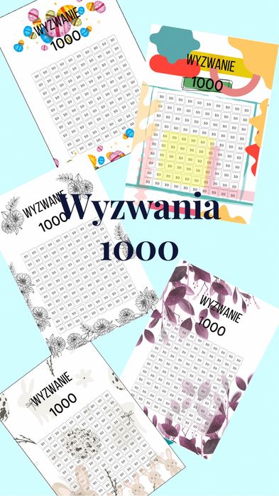 Wyzwania budżet domowy wykreślanki