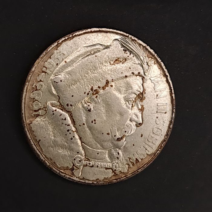 Jan III Sobieski 10 złotych 1933 r. Pękną moneta