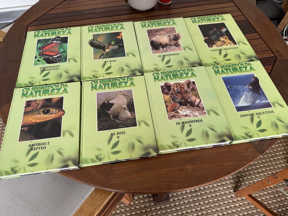 Coleção de 8 livros, “Segredos da Natureza”