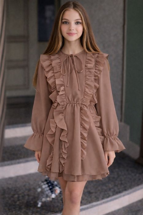 Нарядна сукня для дівчинки 134,140,146 152,158,164