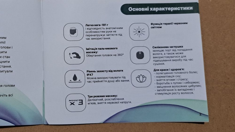 SPA масажер для голови Gloremi.