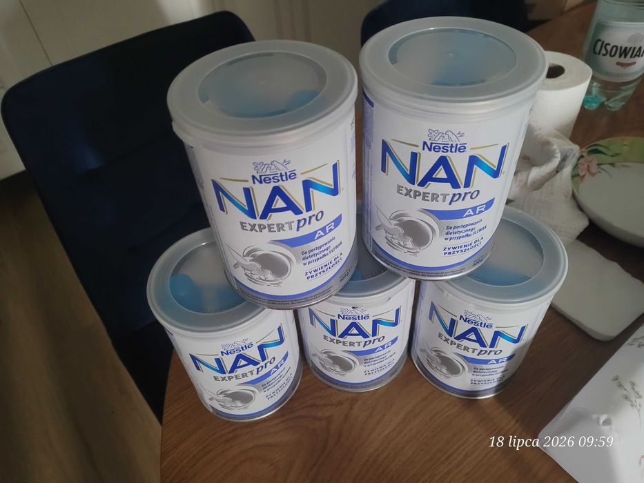 Mleko modyfikowane nestle nan pro AR 5 sztuk