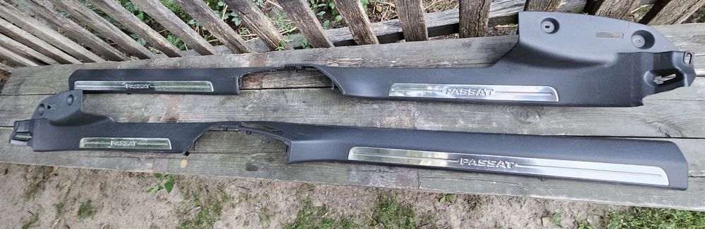 Накладки на пороги VW passat B7 B6