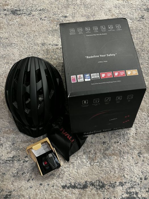Inteligentny NOWY kask rowerowy Livall MT1 Neo Czarny, 58-62 cm
