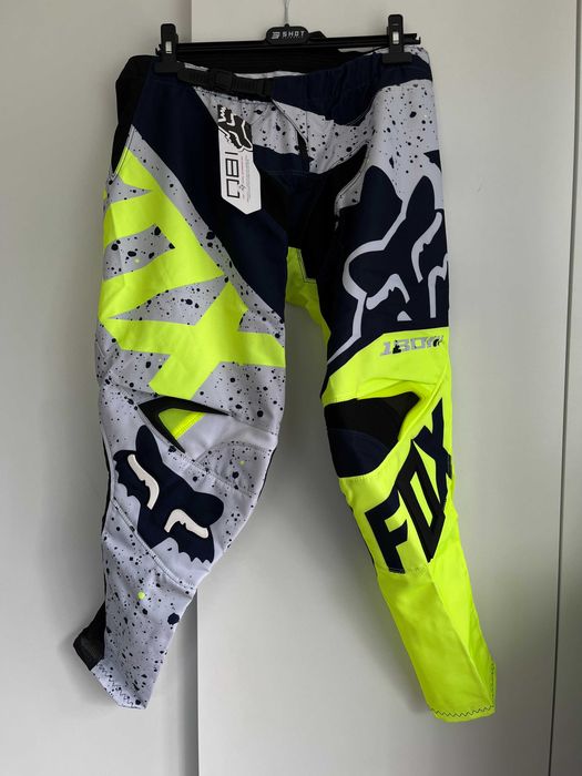 Strój FOX MX 180 Nirv (Grey Fluo Black)(cross,quad,enduto,mtb)