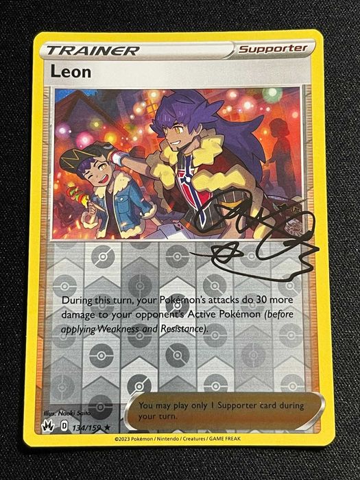 Carta Pokémon Leon 134/159 Crown Zenith
