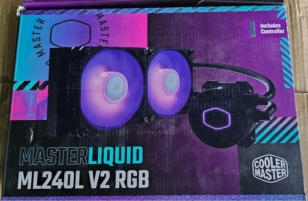 Chłodzenie wodne Cooler Master MasterLiquid ML240L V2 RGB, jak nowy!!!