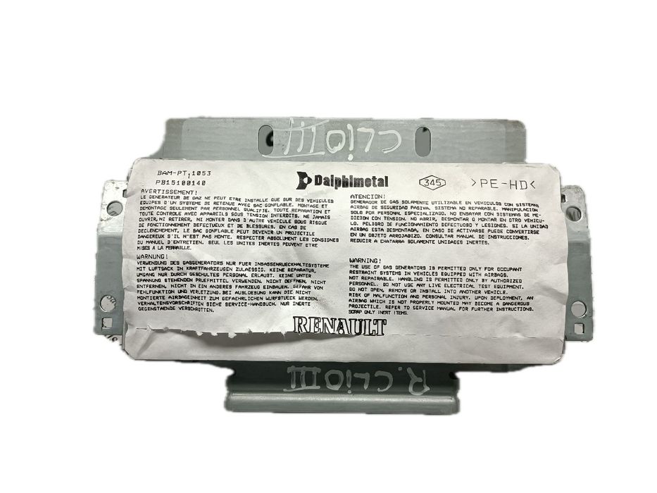 Airbag passageiro RENAULT Clio III (BR0/1, CR0/1)