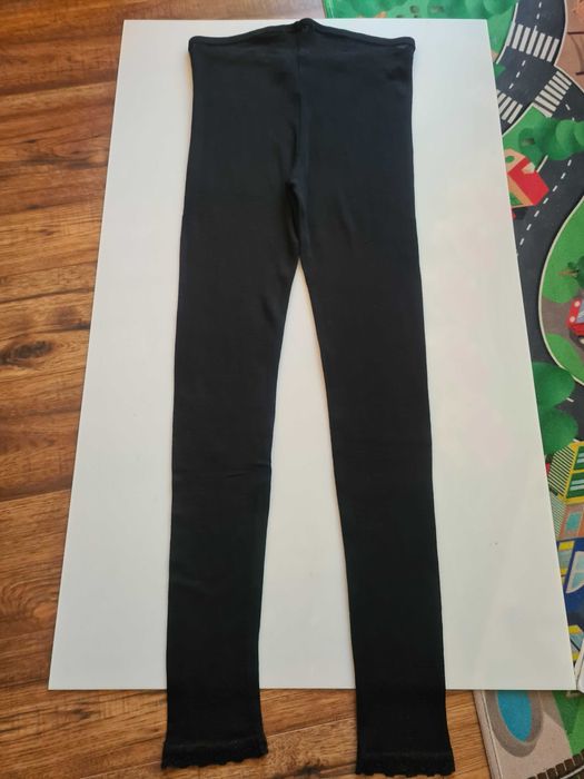 Legginsy termiczne, merino wool/wełna, jedwab, r. M