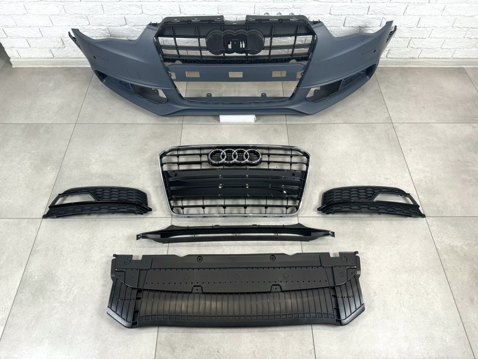 Бампер Audi A5 2012-2015 передній у зборі S-Line, бампер Ауді А5 с лайн  Артикул:  DRC8707-26