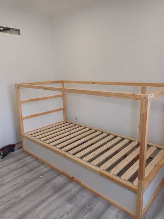 Cama de beliche IKEA  Kura 90 x 200 cm como novo