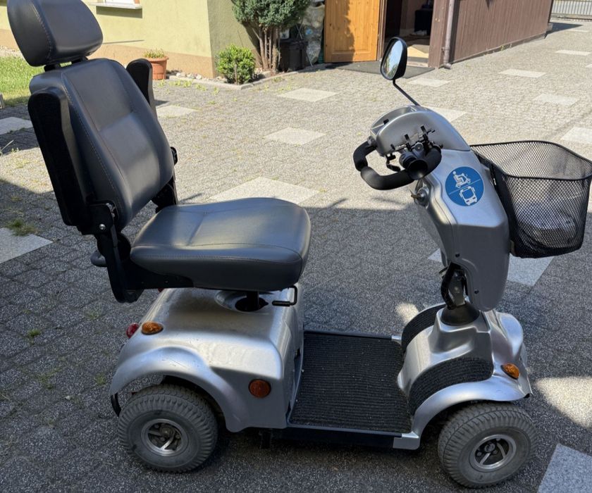 Skuter wózek inwalidzki elektryczny dla seniora akumulatorowy wysyłka