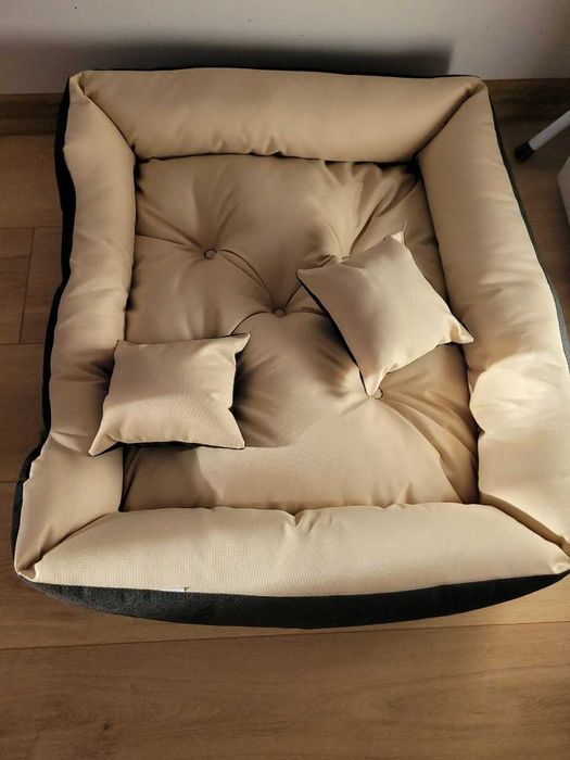 Solidne legowisko kanapa dla psa Yorka kota 75x65 NOWE
