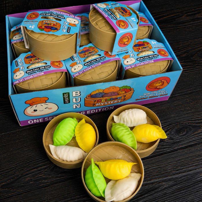 ‼️ТРЕНД‼️ Сквіш пельмень, іграшка-антистрес. Squishy dumpling. Мʼяка бао булочка. Тік ток.