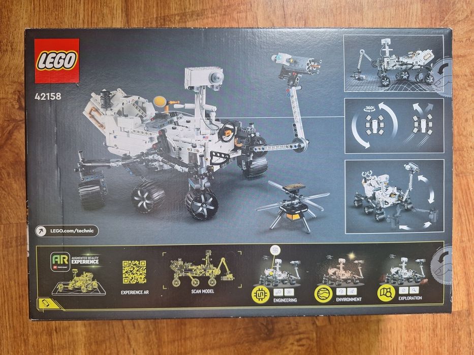 LEGO Technic 42158 NASA Mars Rover Perseverance NOWY | Plomby | TYCHY