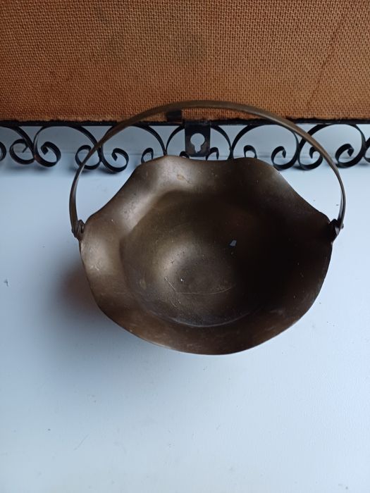 Koszyczek mosiądz Antyk staroć