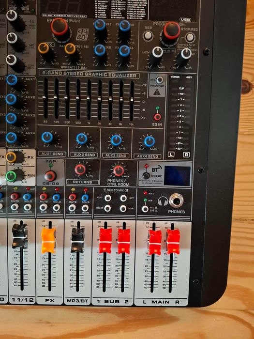 Nowy! Mikser Audio ZZIPP ZZMX12PRO 12-Kanałowy z DSP/MP3/BT