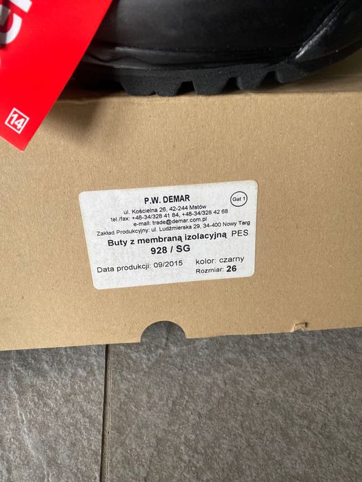 Buty zimowe Straż Graniczna