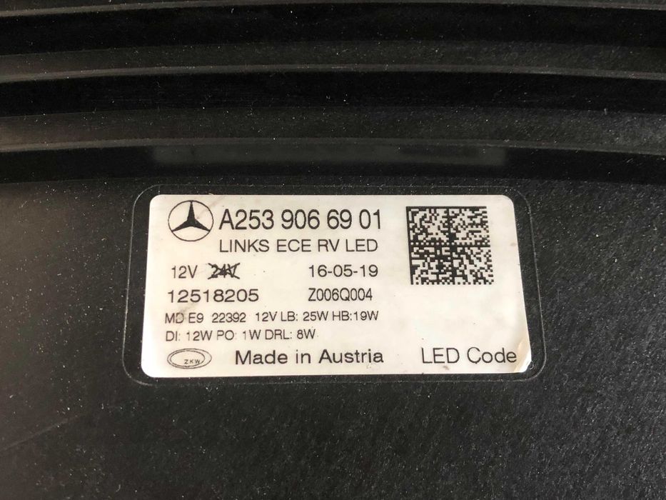 Фара Mercedes GLC W253 рестайл Performance A2539067001 A2539066901