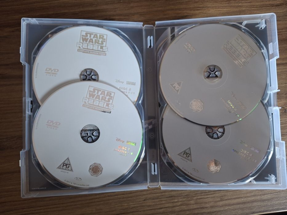 Dvd Star Wars Rebeianci sezon 3 po angielsku