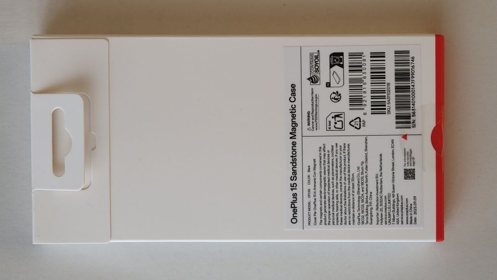 Capa OnePlus 15 Sandstone Magnetic