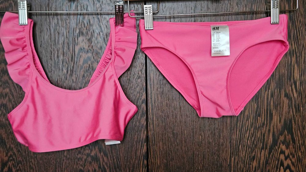 Strój kąpielowy HM dwuczęściowy dziewczynka 8-10 lat (134-140)