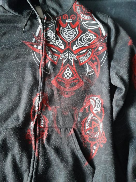 Bluza na zamek z kapturem, viking, wiking