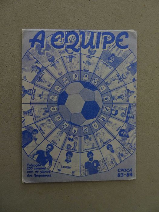 Closed Football Sticker Album - The Team, Season 83-84