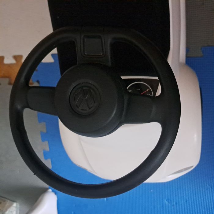 Jeździk odpychacz  auto samochod dla dziecka biały VW Beetle