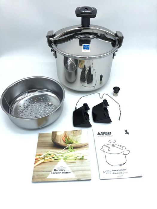 Szybkowar SEB 6L ze stali nierdzewnej na wszystkie rodzaje kuchenek