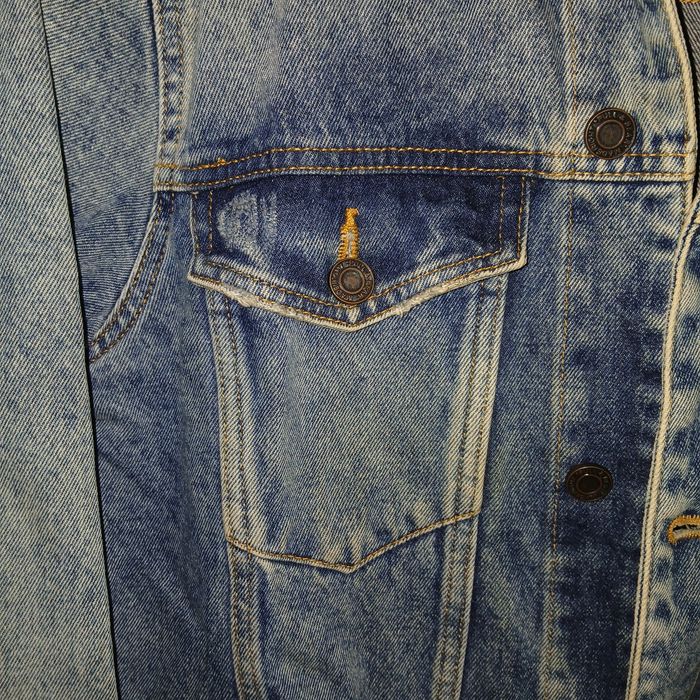 Casaco de ganga azul Pull and Bear