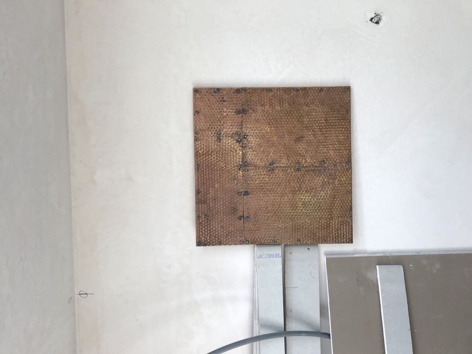 Плита медная декоративная