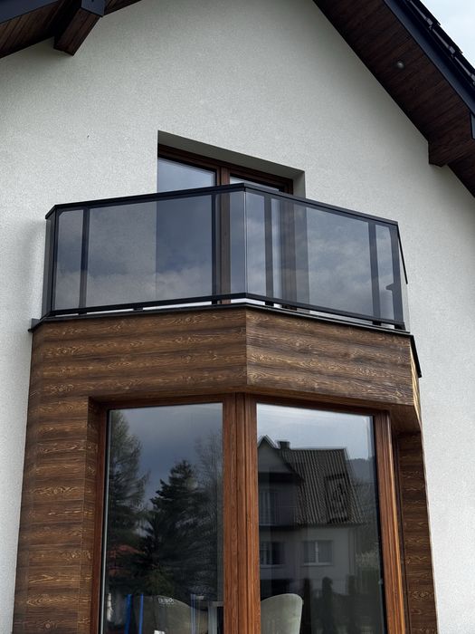 Balustrady szklane barierki aluminiowe