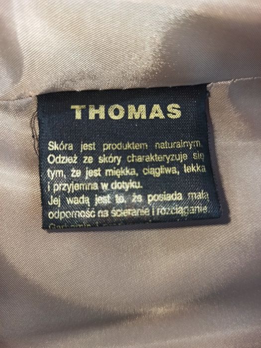 Płaszcz skórzany rozm.40 stan bdb