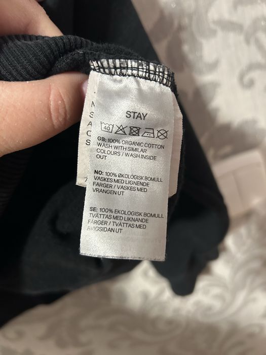 Czarna bluza z kapturem XXL