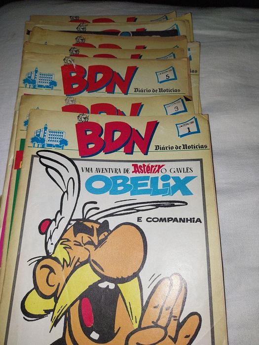 Coleção  incompleta  de 85  revistas BDN (Diário de Notícias), Astérix