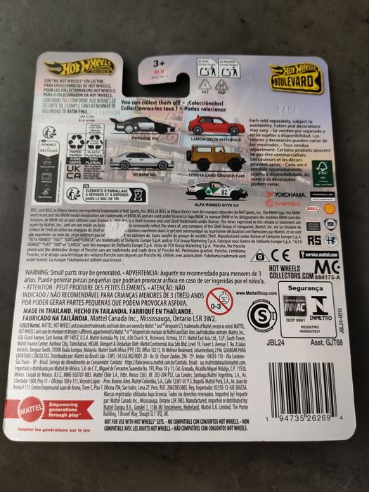 '91 BMW M5 E34 Motorsport Boulevard Hot Wheels Premium m-power