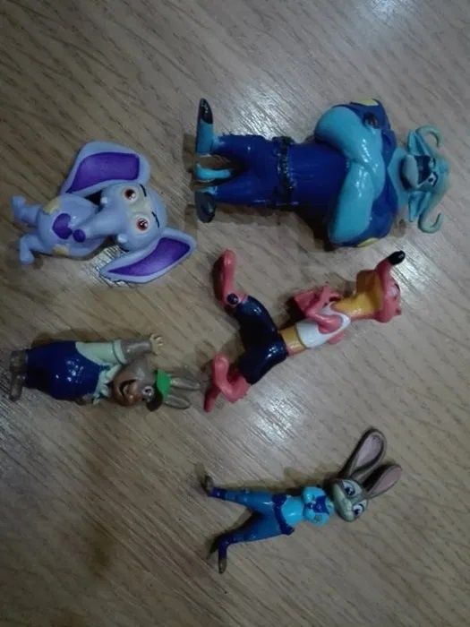 Conjunto figuras Zootrópolis (novas)
